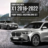 G-PLUS Wheel Arch Molding Set Front Left & Right Side Compatible with BMW X1 sDrive28i 2017-2022, Fit BMW X1 xDrive28i 2016-2022 51777332337, 51777332338 Black