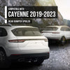 G-PLUS Rear Bumper Spoiler Lower Compatible with Porsche Cayenne 2018-2023 Without Turbo, Without Sport Design Package, with Parking Sensor Cut-Outs 9Y0807543AG2X, 9Y0-807-543-A-G2X Black