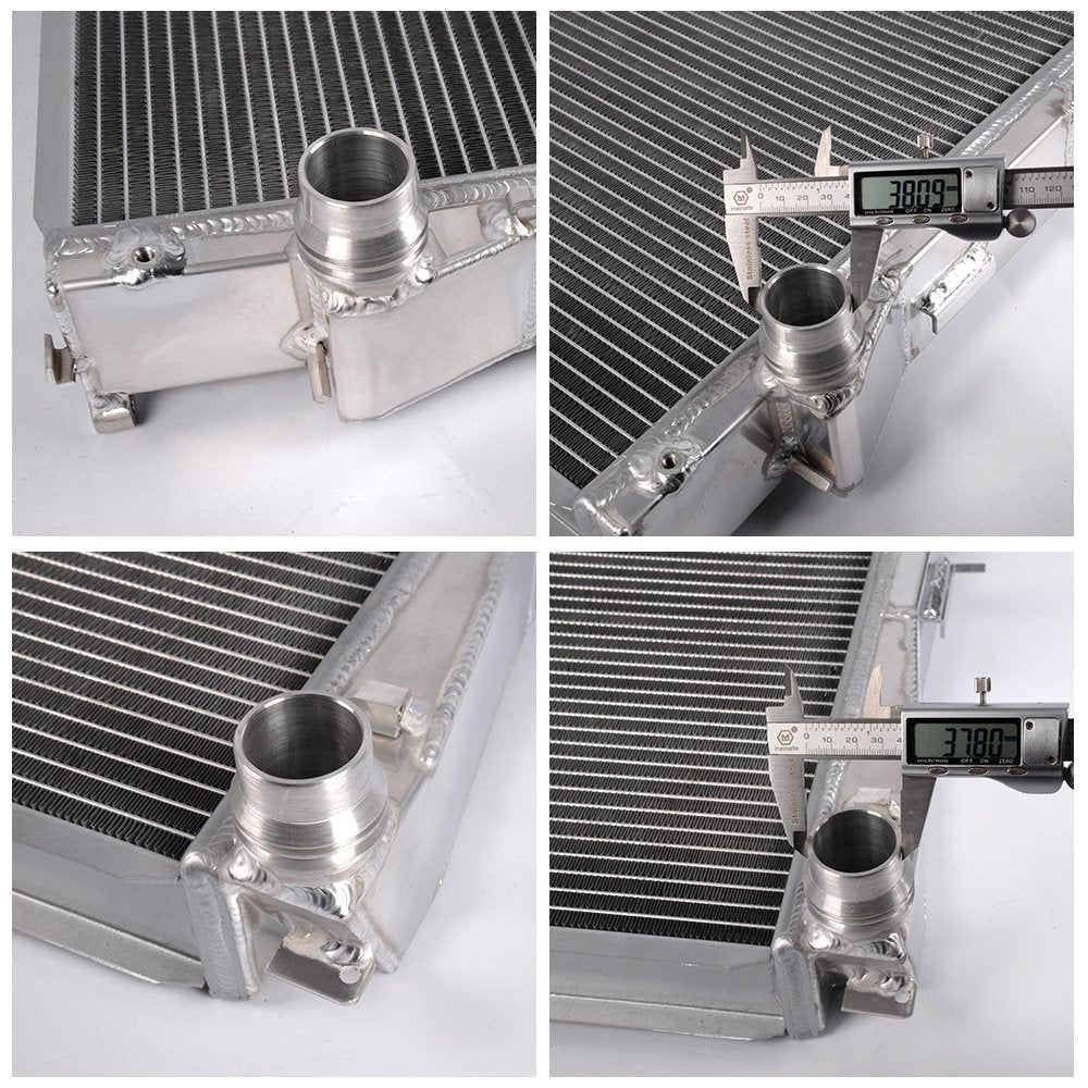 Aluminum Racing Performance Radiator Replacement For BMW E46 3 Series 323i 325i 328i 330i 2.5L-3.0L 1999-2006 MT