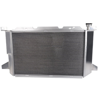 Aluminum Racing Performance Radiator Stop Leak Compatible For FORD F150/F250/BRONCO 5.0L/5.8L/7.5L V8 1985-1996