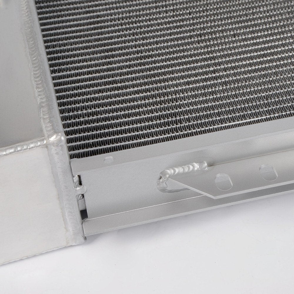 2 Row Core Aluminum Performance Racing Radiator Replacement For Ford F100 F250 F350 Pickup Truck L6 V8 AT/MT 1953 1954 1955 1956