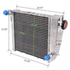 2 Row Core 50mm Racing Aluminum Radiator Stop Leak Compatible For AUSTIN ROVER MINI COOPER 1275 MT 1967-1991