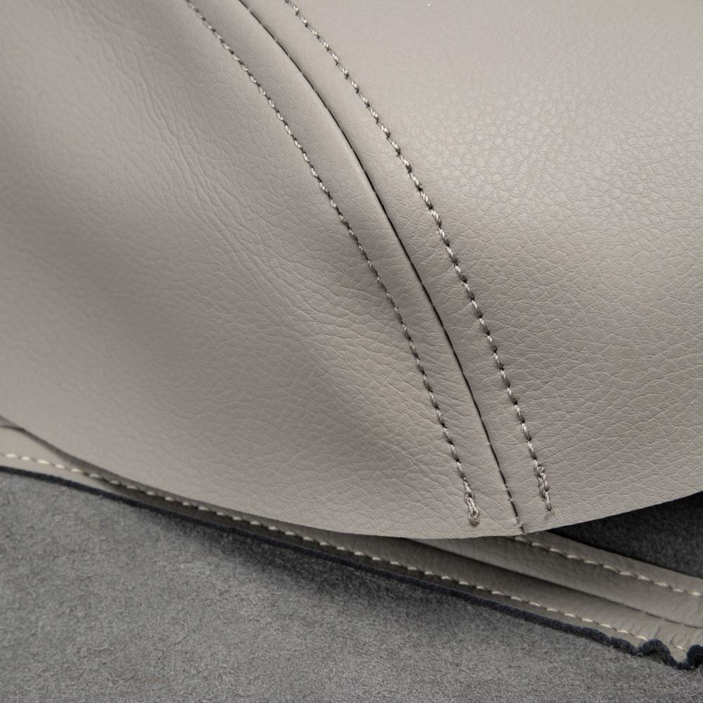 G-PLUS Leather Center Console Lid Armrest Cover Compatible with 2009-2015 Honda Pilot (Leather Skin Only) Beige Tan