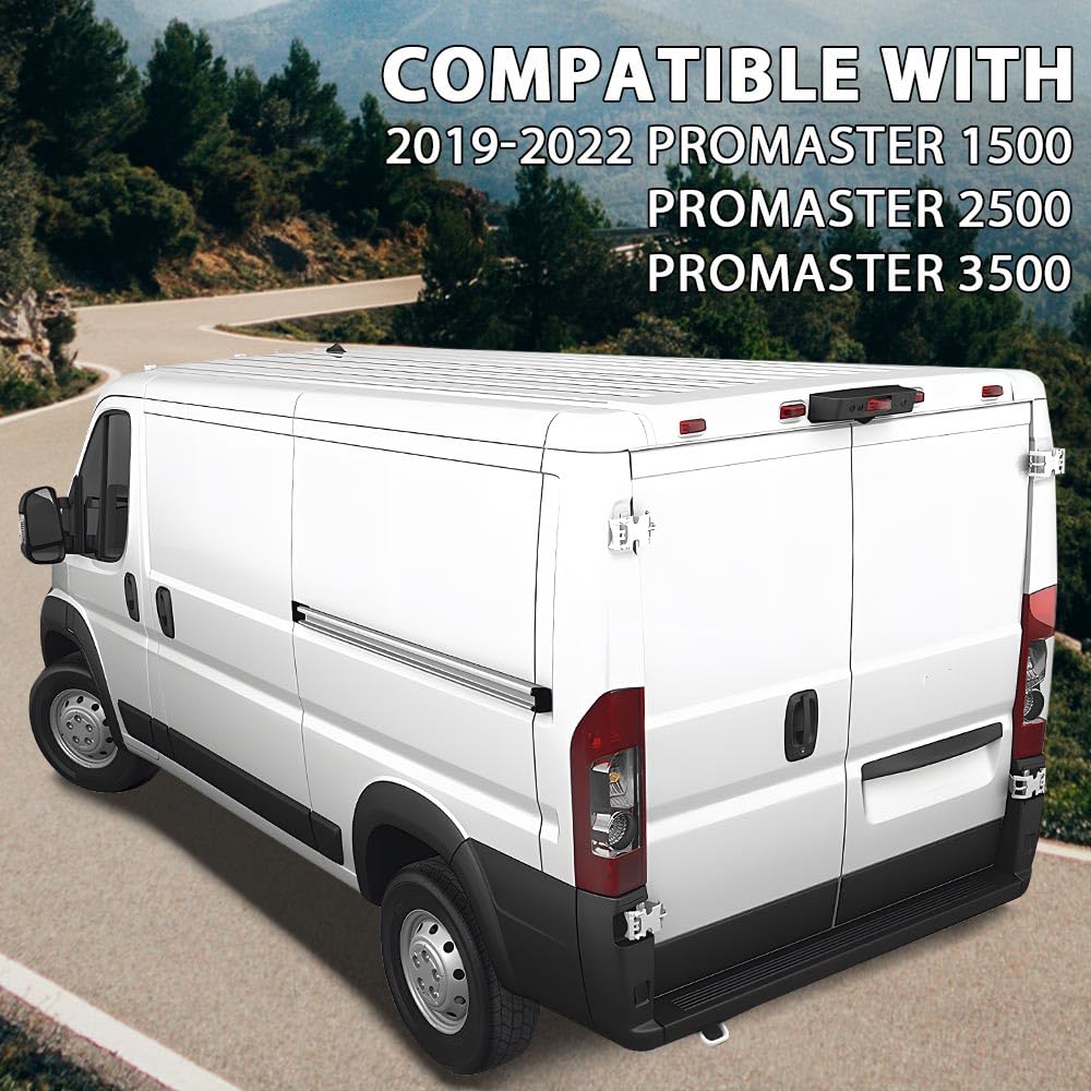 G-PLUS Rear Left Molding Wheel Fender Trim Fender Flare Compatible with Dodge Ram Promaster 2019-2022 Wheel Opening Molding Arch Trim Black