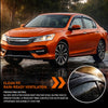 G-PLUS Window Visor Rain Guard Vent Compatible with Honda Accord 9th Gen 4 Door Sedan Model 2013-2017; Not Fit 2 Door Coupe Model or Wagon Model Impact-Resistant PMMA 4 PCS Smoky