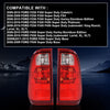 G-PLUS Tail Lights Compatible with Ford F250 F350 F450 F550 Super Duty 2008-2016,Rear Lamps BC3Z13404A,FO2800208 Red Lens Left & Right Luces Traseras, Faros TraserosAssembly