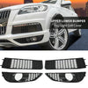 G-PLUS Fog Light Grill Bezel Cover Compatible with 2016-2018 Audi A4 B9 S-LINE only/Fits 2016-2018 Audi S4 B9/NOT Fit models with standard bumper 8W0807681F, 8W0807682F