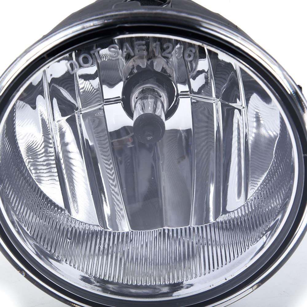 G-PLUS Front Bumper Fog Lights Lamp Compatible with Ford F150 2006-2010 / Compatible with Lincoln Mark LT Pickup Truck 2006-2008 w/Bulbs AL3Z15201A luces de neblina