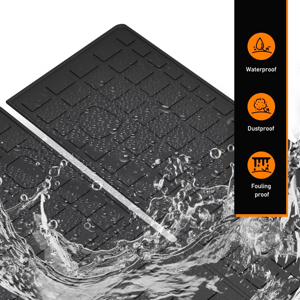 G-PLUS TPE Floor Mats Fit Hyundai Santa Fe 2024-2025 Truck Accessories Cargo Liners All Weather Protection 1PCs Black Alfombras para Carro