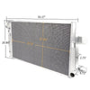 Aluminum Performance Racing Radiator Replacement For Chevy Silverado For GMC Sierra 2500HD 3500HD Duramax 6.6L 2001 2002 2003 2004 2005