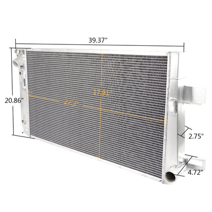Aluminum Performance Racing Radiator Replacement For Chevy Silverado For GMC Sierra 2500HD 3500HD Duramax 6.6L 2001 2002 2003 2004 2005