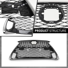 G-PLUS Grille for Lexus GS200t GS350 2016-2020 GS450h 2016-2018 Gray Product Features