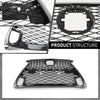 G-PLUS Grille Compatible with LX GS200t 2016-2017/GS350 2016-2020/GS450h 2016-2018 with F Sport Package with Park Assist Front 5310130890, LX1200192 Gray