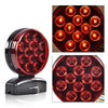 G-PLUS 12V Magnetic Towing Trailer Light Kit LED Tow Trailer Lights Brake Tail Signal Compatible with Towing Trucks/Wrecker/RV LED Magnetic