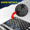 G-PLUS Middle Window American Flag Decal Sticker Compatible with 15-21 F150/250/350 (Blue)