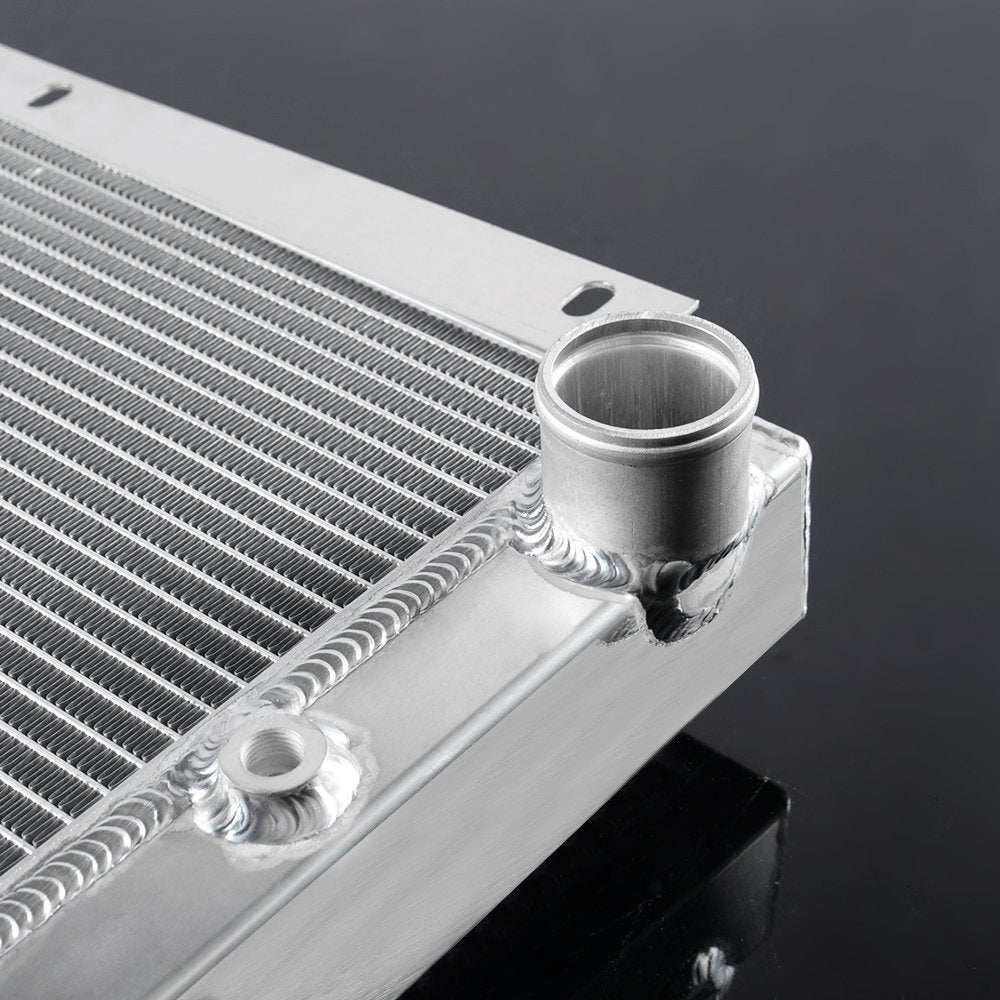 Full Racing Aluminum 2 Row Radiator Compatible For CHEVY 3100/3600/3800 TRUCK PICKUP V8 1947-1954