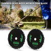 G-PLUS 2pcs 9" Chainsaw Brush Blade 14 Tooth Cutter Trimmer Head Weed Mower Saw Blade Black