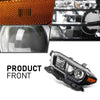 G-PLUS Headlights Assembly Headlamps w/LED DRL Compatible with Toyota Tacoma 2016 2017 2018 2019 2020 2021 2022 Clear Lens Black Housing Amber Reflector TO2502244, TO2503244 faros delanteros