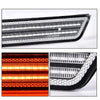 G-PLUS Rear Fender LED Side Marker Light Lamp Pair Clear Lens Fit Chevy Camaro LS | LT | SS | Z/28 | ZL1 2010 2011 2012 2013 2014 2015
