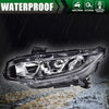 G-PLUS Projector Headlights, Compatible with Honda Civic 2016-2021 2/4Door DX EX/EX-L/EX-T LX/LX-P Si Sport,(NOT For Factory LED Headlight Models) Halogen Model LED DRL (Passenger & Driver Side)