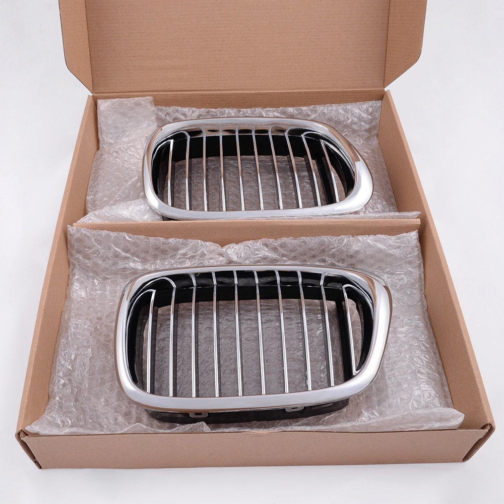 Front Hood Kidney Grille Bumper Grills Replacement For BMW E39 525i 528i 530i 540i M5 1997 1998 1999 2000 2001 2002 2003