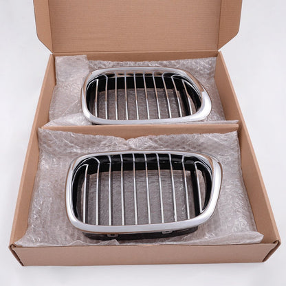Front Hood Kidney Grille Bumper Grills Replacement For BMW E39 525i 528i 530i 540i M5 1997 1998 1999 2000 2001 2002 2003