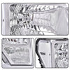 G-PLUS Headlights Assembly Compatible with Ford F150 2009-2014 Pair Left & Right Headlamps Assembly, Clear Lens Chrome Housing Clear Reflector, faros delanteros, DL3Z13008A DL3Z13008B