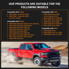 G-PLUS Fender Flares Front Rear Compatible with Chevy Silverado GMC Sierra 1999-2006/Suburban Yukon XL 2000-2006/Avalanche 2002-2006 68.4"/78"/69.2"/96" Bed Smooth Wheel Cover Vent Trim 4pcs