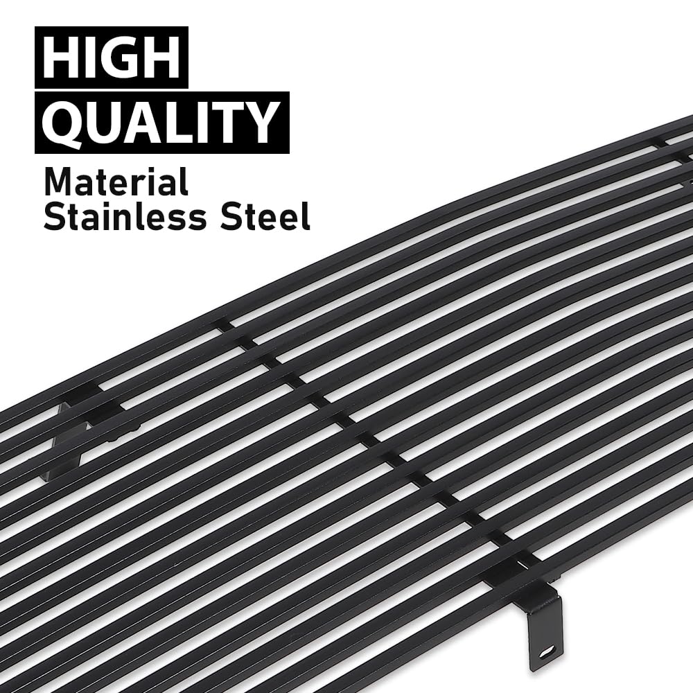 G-PLUS Billet Grille Compatible with Chevy Astro Van 1985-1994/Fit GMC Safari Van 1985-1994 C85103J Stainless Steel Black