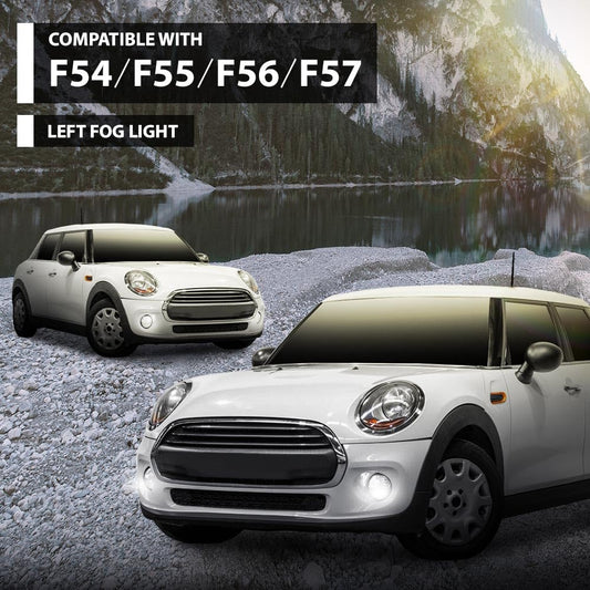 G-PLUS Bumper Fog Light Lamp Compatible with Mini Cooper F54 F55 F56 F57 2014-2021 Front Left