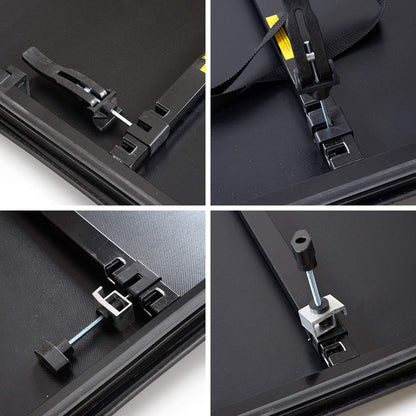 G-PLUS 5.5ft Soft Lock Four-Fold Truck Bed Tonneau Cover Compatible with 2015-2022 Ford F150 Extra Short Bed 5´5"