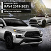 G-PLUS Bumper Fog Lights Lamps Bezels Cover Pair Compatible with Toyota RAV4 Adventure 2019-2022,Fit Toyota RAV4 TRD Off-Road 2020-2023 521280R170, 521270R170, TO1038226, TO1039226 Black