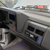 G-PLUS Car Stereo Radio Dash Kit Pocket Bezel Trim W/O Wire Harness Compatible with 1992-1994 Chevy Crew Cab Dually/Full Size Blazer/Suburban Brown