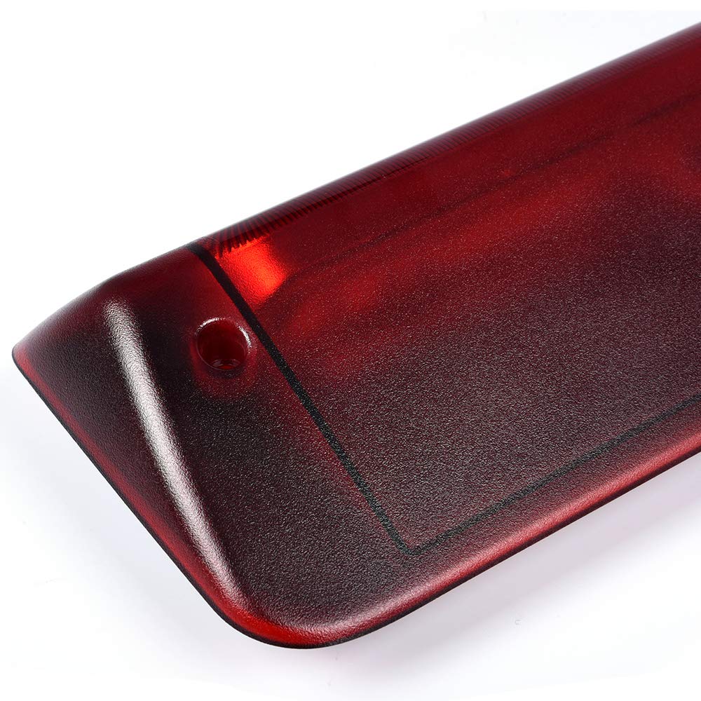 G-PLUS Rear LED 3rd Third Brake Light Compatible With 2004-2008 Ford F150 2005 2006 2007 Cargo Tail Stop Lamp Waterproof (Red Housing Clear Lens)