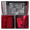 G-PLUS Rear Left Tail Light Assembly Compatible with Toyota Tacoma 2016-2023 Left Driver Side Rear Brake Lamp, Red Lens Clear Housing, 8156004170 8155004170