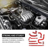 G-PLUS Silicone Heater Hose Kit Compatible with Toyota 4Runner 3.4L 1996-2002 W/Rear Heater Red