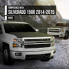 G-PLUS Front Hood Panel Compatible with Chevy Silverado 1500 2014 2015 GM1230451, 23271756 Primed Black