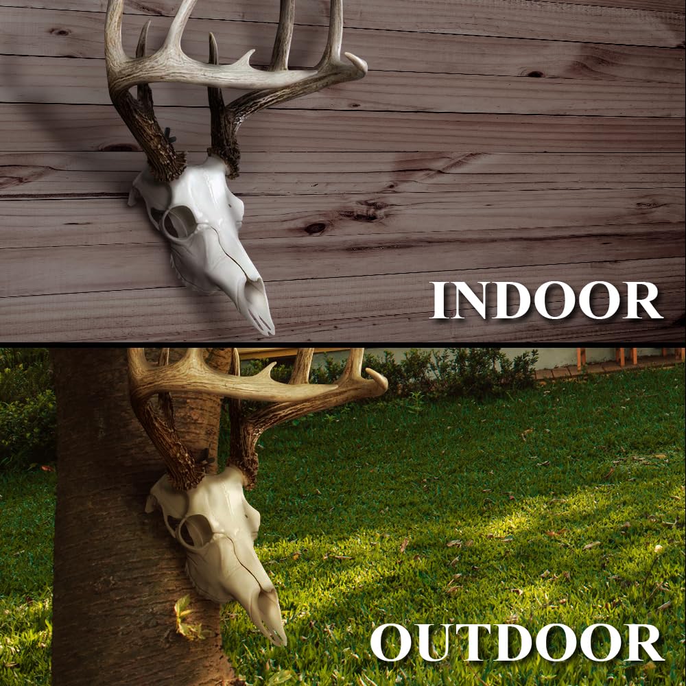 G-PLUS Black 1PC Wall Hanger Hook European Antler Style Wall Mount Bracket for Hanging Mounting Elk Deer Antelope Living Room Bedroom Home Decor