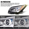 G-PLUS LED One Left Driver Side Headlight Compatible with Buick LaCrosse 2014 2015 2016 DRL Headlamp w/Bulbs Halogen Clear Lens Chrome Housing Amber Reflector Bumper Headlamps,faros delanteros