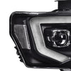 G-PLUS Pair Headlights Assembly & Tail lights Headlamps + Taillamps Compatible with 2009 2010 2011 2012 2013 2014 Ford F150 (Clear Lens Black Housing Headlights + Tail lights)