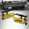 G-PLUS Fog Lights Lamp Left Right Compatible With 1999-2002 Chevy Silverado 1500/2500/Fit 2001 2002 Chevy Silverado 3500/Fit 2000-2006 Tahoe Suburban faros antiniebla(Yellow)