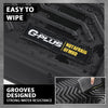 G-PLUS Floor Mats Compatible with Honda Civic 2016-2021 Coupe/Sedan/Fit Civic Hatchback 2017-2021/Fit 16-21 Honda Insight TPE All Weather Full Cover Protection 3 Piece,Black