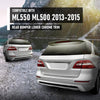 G-PLUS Rear Bumper Lower Chrome Trim Compatible with Benz ML550 ML500 2013-2015 A1668804340, A1668804440 Silver