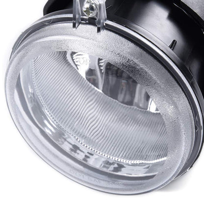 G-PLUS Clear Lens Fog Light Assembly Compatible with Dodge Caravan, Chrysler Pacifica Sebring, Jeep - Driving Fog Lamps w/ H10 Halogen 12V 42W Bulbs