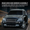 G-PLUS Rear View Side Mirror w/Blind Spot Driver and Passenger Side Compatible with Benz M GL Class ML63 ML350 ML300 ML500 W164 X164 GL350 GL450 GL550 2005-2011 1648105193 1648104693 Black