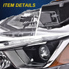 G-PLUS Projector Headlights,Fit 2019 2020 Nissan Altima 4-Door Sedan S SL SV SR ONE,(ONLY For Factory Halogen Headlights),Automotive Headlamps Chrome Housing,Passenger Side (Right),faros delanteros