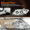 G-PLUS Headlight Assembly Front Headlamp Right Side Compatible with Toyota Camry Sedan 4-Door 2010-2011 TO2503195, TO2503195, 81150-06520, 81110-06520, 8111006500, TO2503191, 8115006500 White