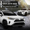 G-PLUS Front Bumper Fog Light Lamp Cover Pair Compatible with Toyota Rav4 2019-2022 TO1038225, TO1039225, 521270R150, 521280R150, 52127-0R150, 52128-0R150 Black