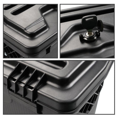 G-PLUS Lockable Storage Box Compatible With Chevy Silverado/GMC Sierra 1500/2500HD/3500HD 2007-2018 Lockable Storage Box Case Truck Bed Toolbox Pair
