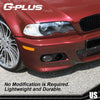 G-PLUS Fog Light Frames Compatible With BMW 3 Series E46, Bumper Fog Lamp Cover Pair LH & RH (Dumb Black)